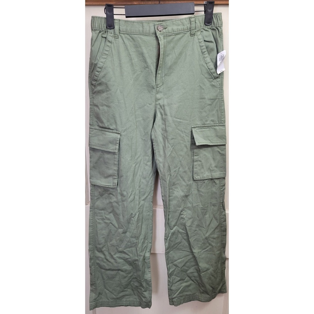 Old Navy  Pants Boys XL 14-16 Olive Green Elastic Waist
